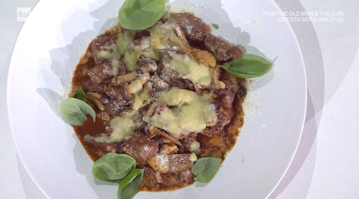 spezzatino con funghi e carciofi di Mauro e Mattia Improta